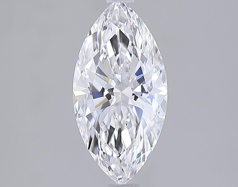 1.55 Carat Marquise Lab Diamond with  Cut Diamond in 14KT  view 1
