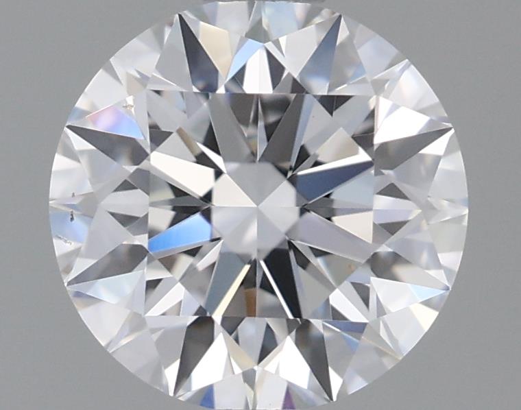 1.21 Carat Round Lab Diamond with  Cut Diamond in 14KT  view 1
