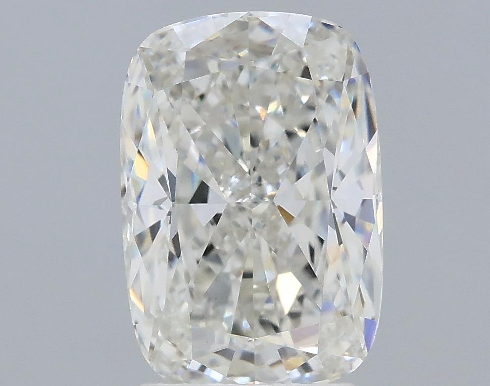 2.59 Carat Cushion Lab Diamond with  Cut Diamond in 14KT  view 1
