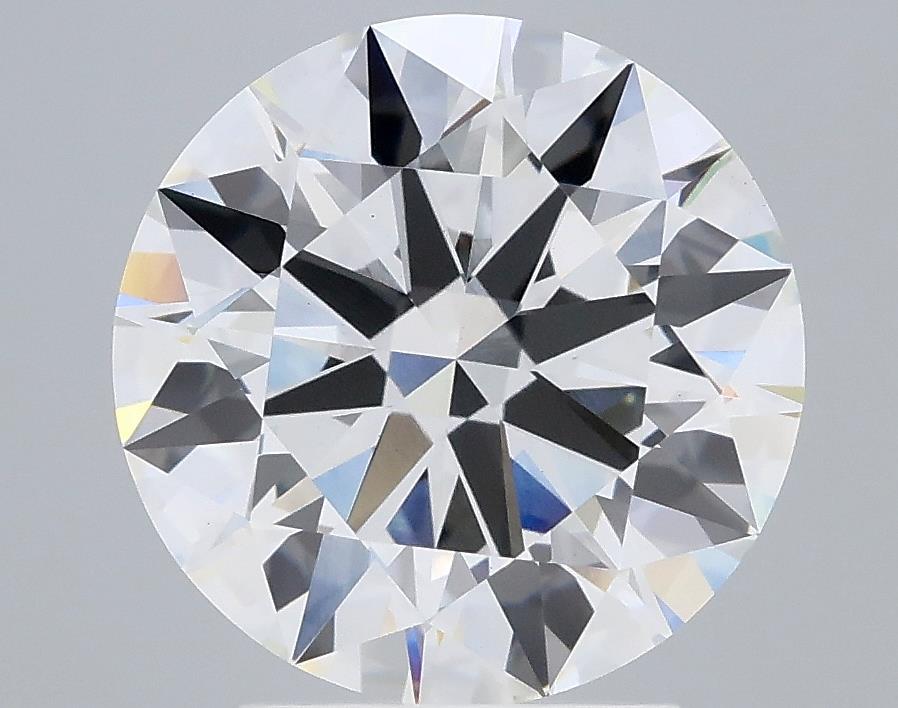 3.09 Carat Round Lab Diamond with  Cut Diamond in 14KT  view 1
