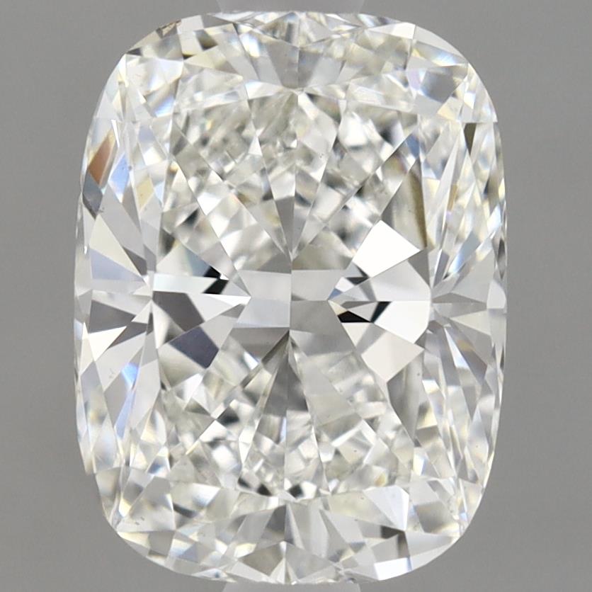 1.5 Carat Cushion Lab Diamond with  Cut Diamond in 14KT  view 1
