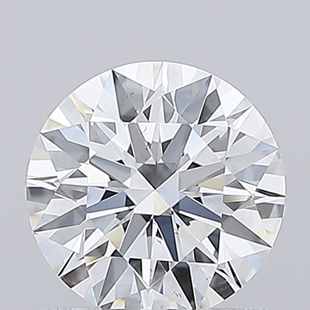 2.0 Carat Round Lab Diamond with  Cut Diamond in 14KT  view 1

