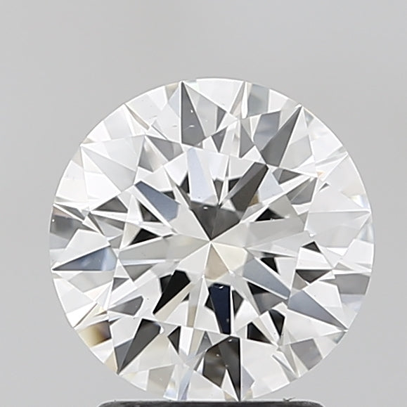 2.01 Carat Round Lab Diamond with  Cut Diamond in 14KT  view 1

