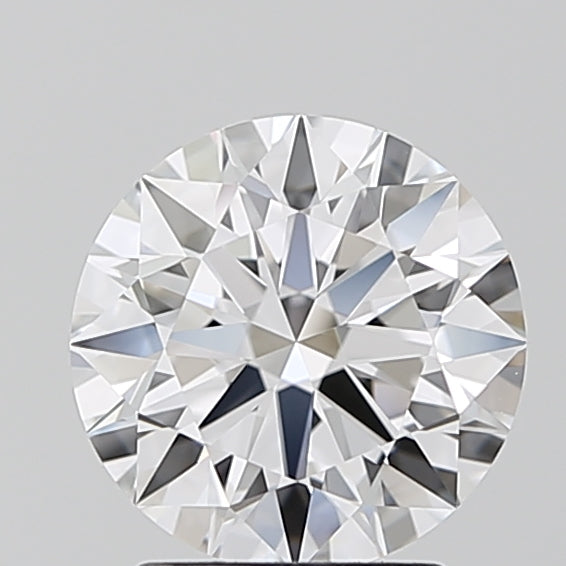 2.03 Carat Round Lab Diamond with  Cut Diamond in 14KT  view 1
