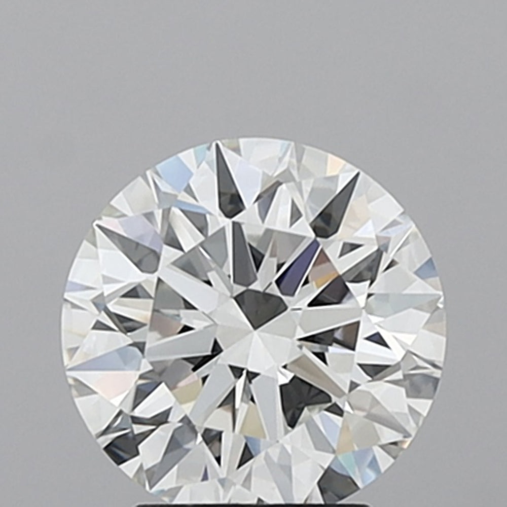 3.06 Carat Round Lab Diamond with  Cut Diamond in 14KT  view 1
