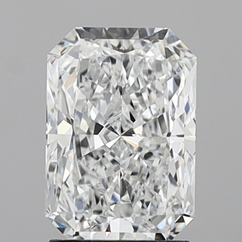 2.17 Carat Radiant Lab Diamond with  Cut Diamond in 14KT  view 1
