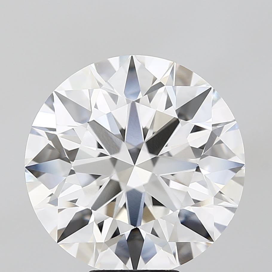 8.59 Carat Round Lab Diamond with  Cut Diamond in 14KT  view 1
