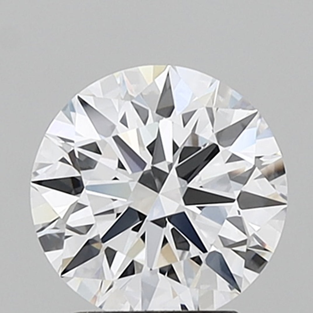 2.33 Carat Round Lab Diamond with  Cut Diamond in 14KT  view 1
