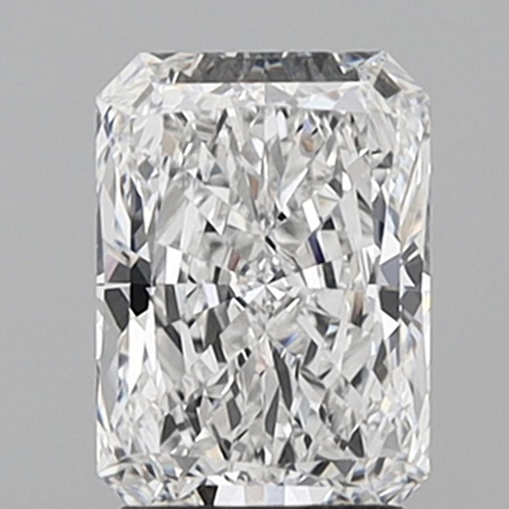 2.09 Carat Radiant Lab Diamond with  Cut Diamond in 14KT  view 1
