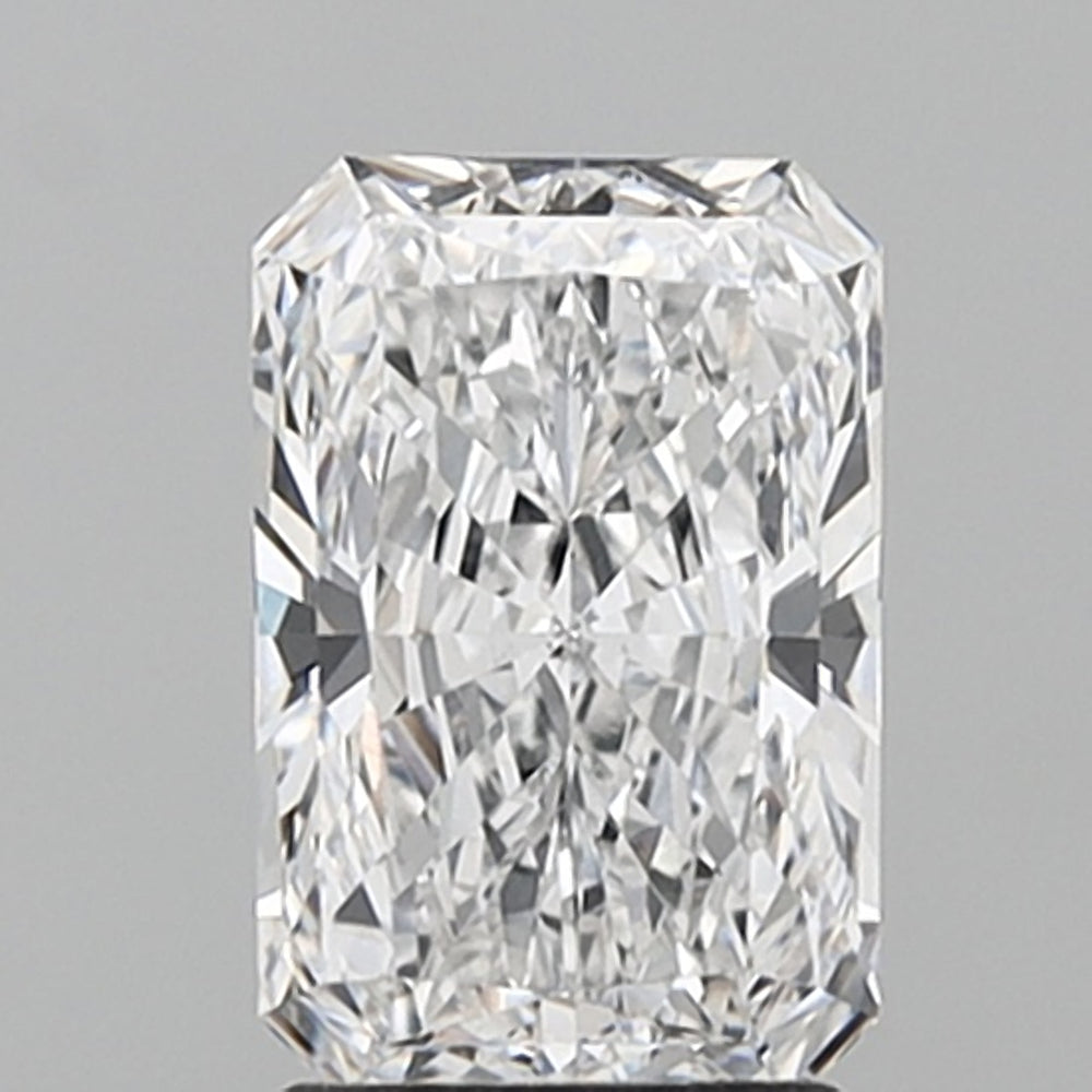 2.06 Carat Radiant Lab Diamond with  Cut Diamond in 14KT  view 1
