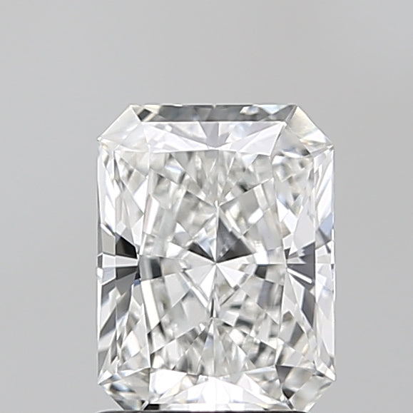 1.51 Carat Radiant Lab Diamond with  Cut Diamond in 14KT  view 1
