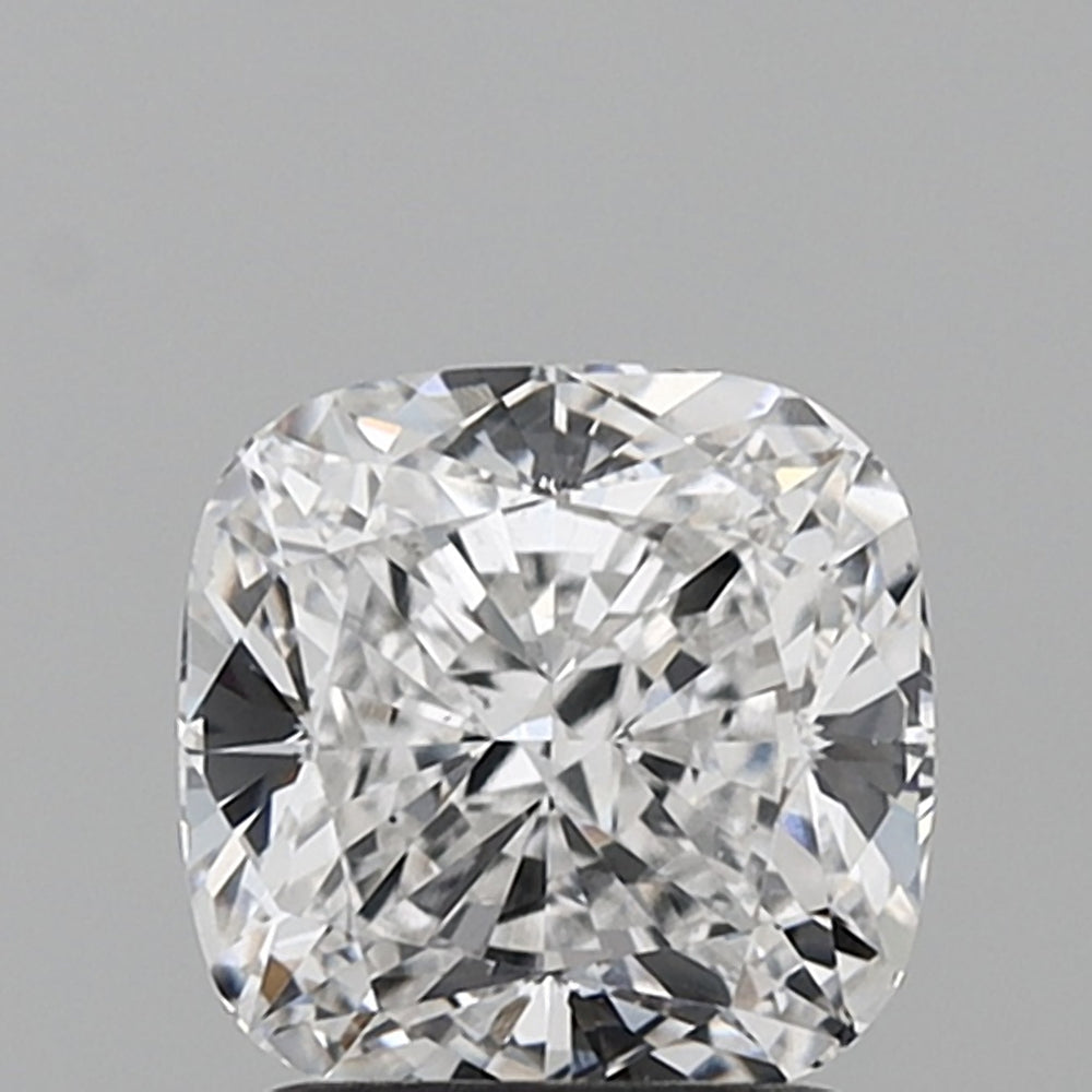 2.0 Carat Cushion Lab Diamond with  Cut Diamond in 14KT  view 1
