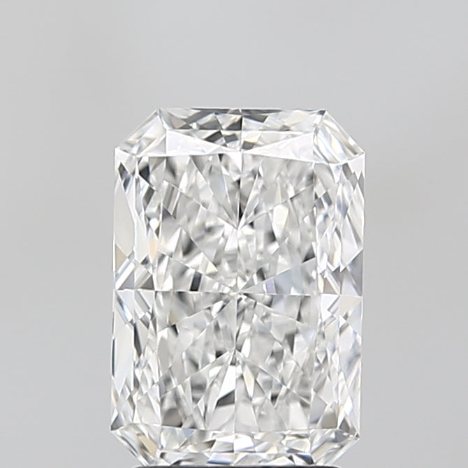 2.07 Carat Radiant Lab Diamond with  Cut Diamond in 14KT  view 1
