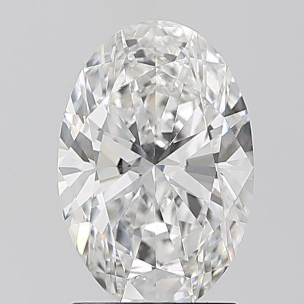 2.02 Carat Oval Lab Diamond with  Cut Diamond in 14KT  view 1
