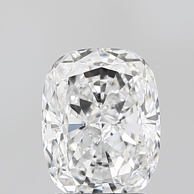 2.01 Carat Cushion Lab Diamond with  Cut Diamond in 14KT  view 1
