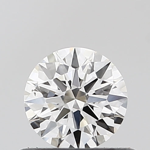 0.44 Carat Round Lab Diamond with  Cut Diamond in 14KT  view 1
