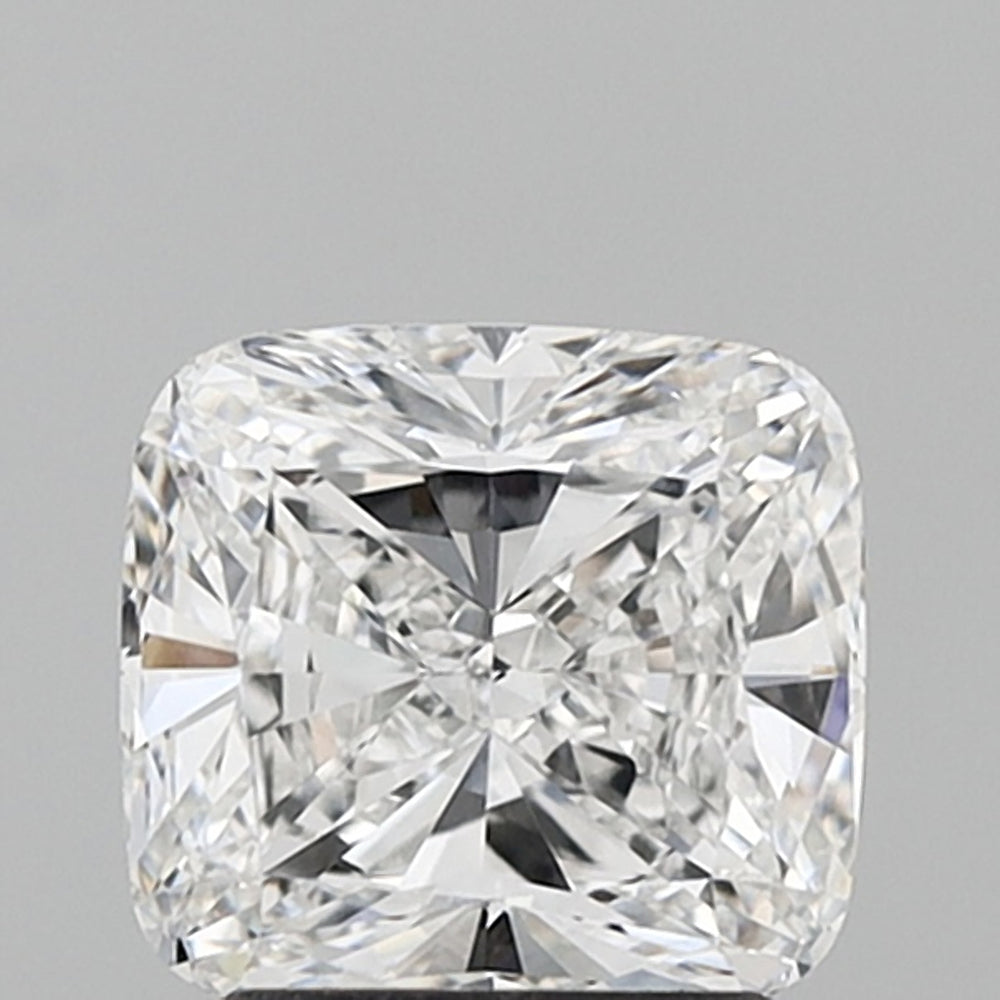 2.02 Carat Cushion Lab Diamond with  Cut Diamond in 14KT  view 1
