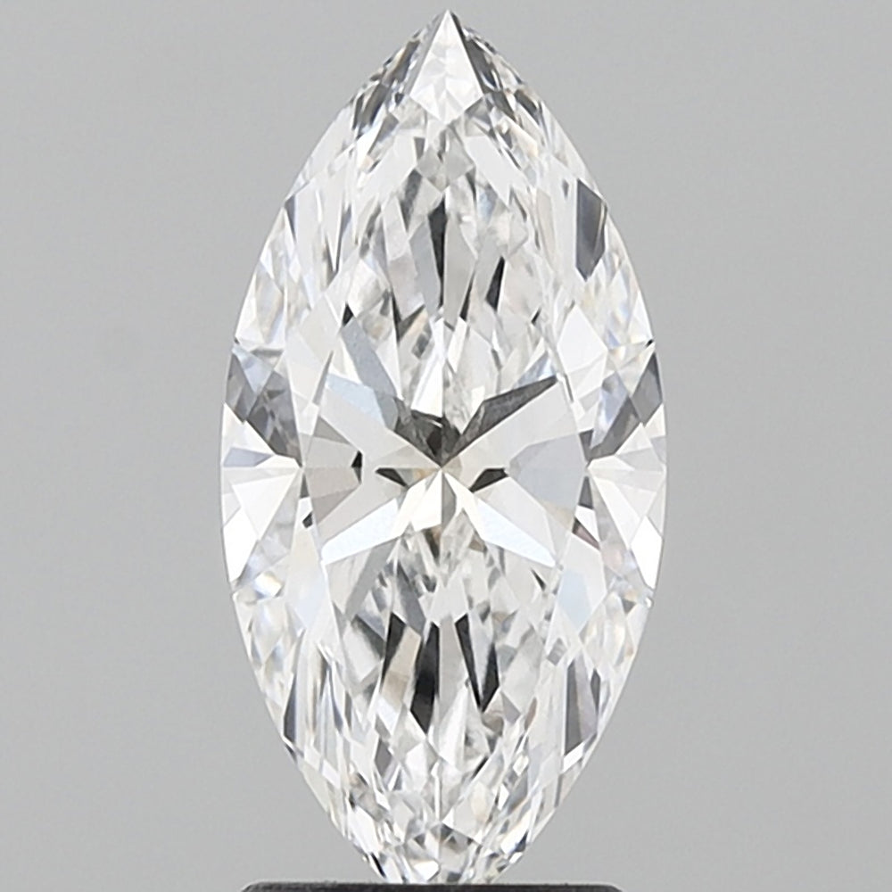 2.07 Carat Marquise Lab Diamond with  Cut Diamond in 14KT  view 1
