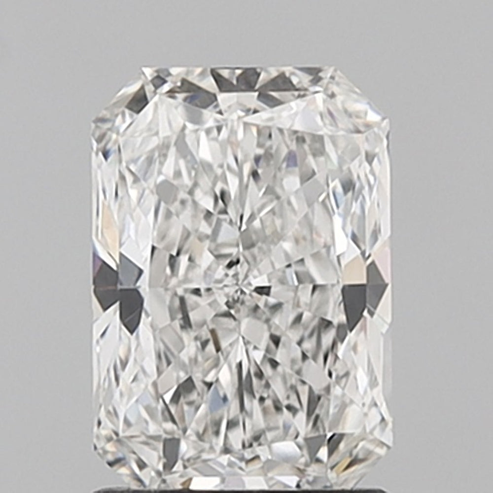 1.45 Carat Radiant Lab Diamond with  Cut Diamond in 14KT  view 1
