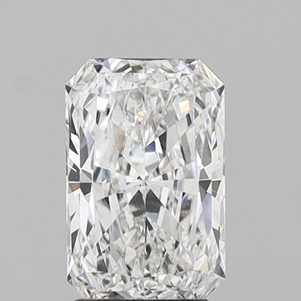 2.33 Carat Radiant Lab Diamond with  Cut Diamond in 14KT  view 1
