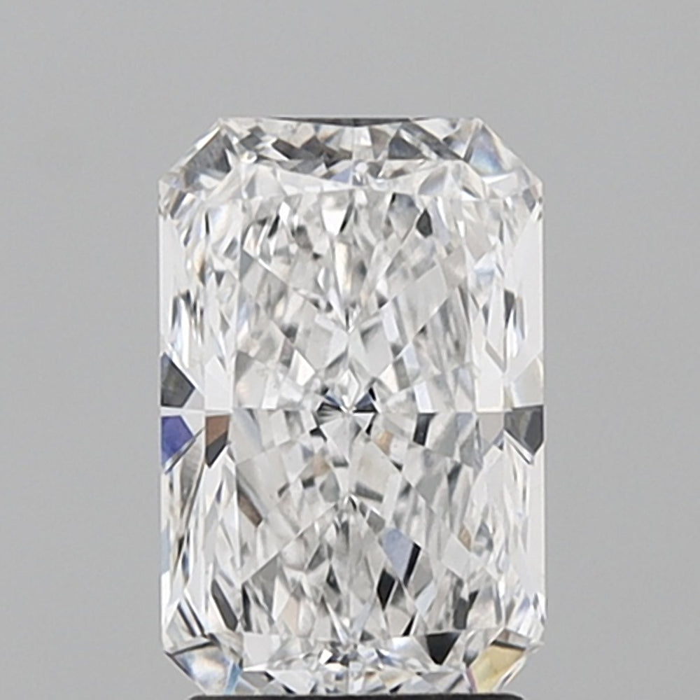 2.31 Carat Radiant Lab Diamond with  Cut Diamond in 14KT  view 1
