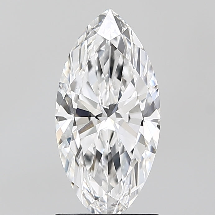 1.59 Carat Marquise Lab Diamond with  Cut Diamond in 14KT  view 1
