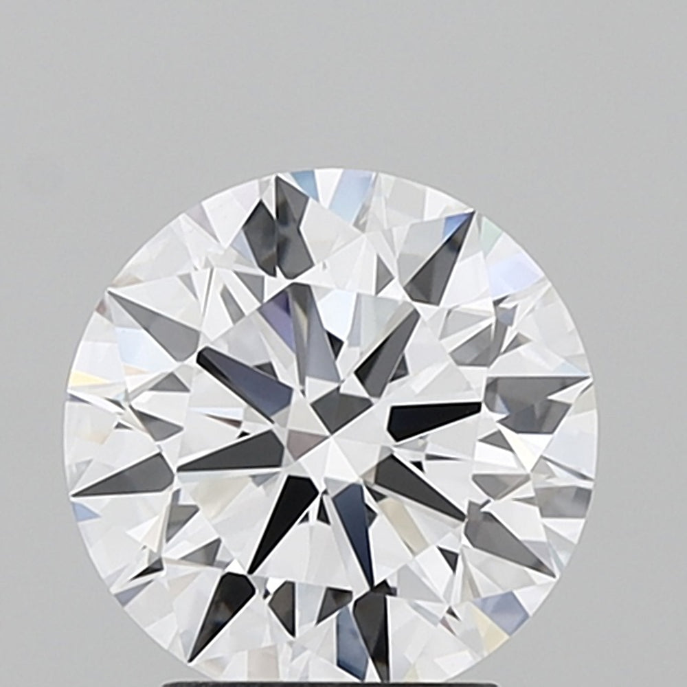 2.52 Carat Round Lab Diamond with  Cut Diamond in 14KT  view 1
