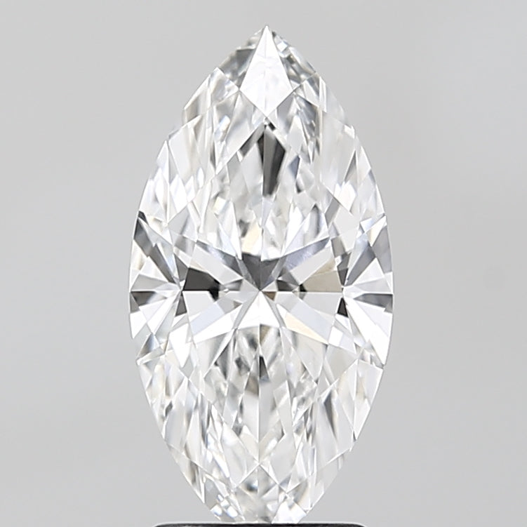 2.02 Carat Marquise Lab Diamond with  Cut Diamond in 14KT  view 1
