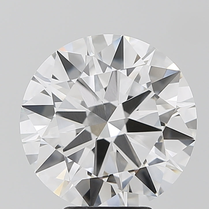4.72 Carat Round Lab Diamond with  Cut Diamond in 14KT  view 1
