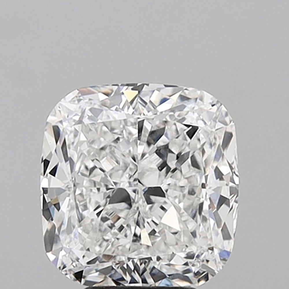 5.08 Carat Cushion Lab Diamond with  Cut Diamond in 14KT  view 1
