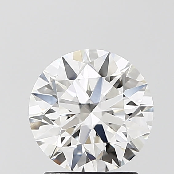 1.43 Carat Round Lab Diamond with  Cut Diamond in 14KT  view 1
