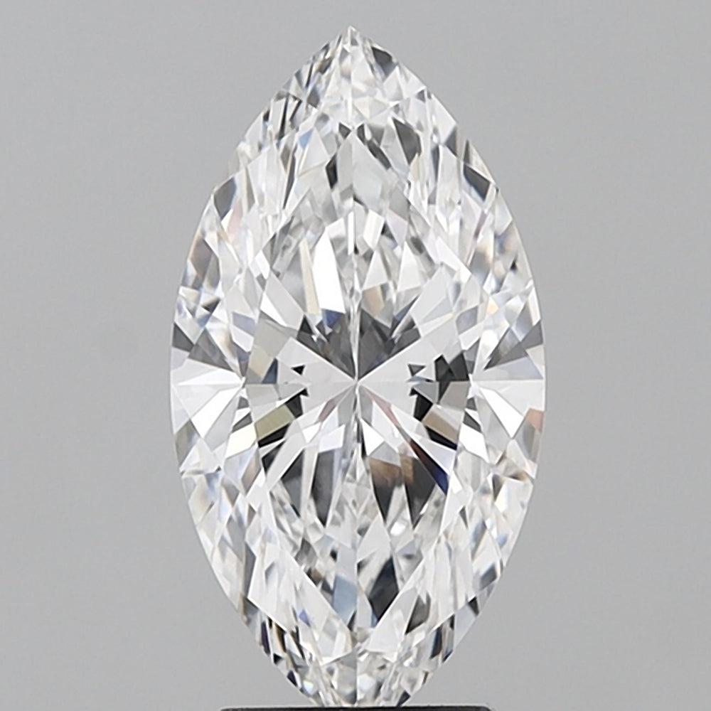 3.31 Carat Marquise Lab Diamond with  Cut Diamond in 14KT  view 1
