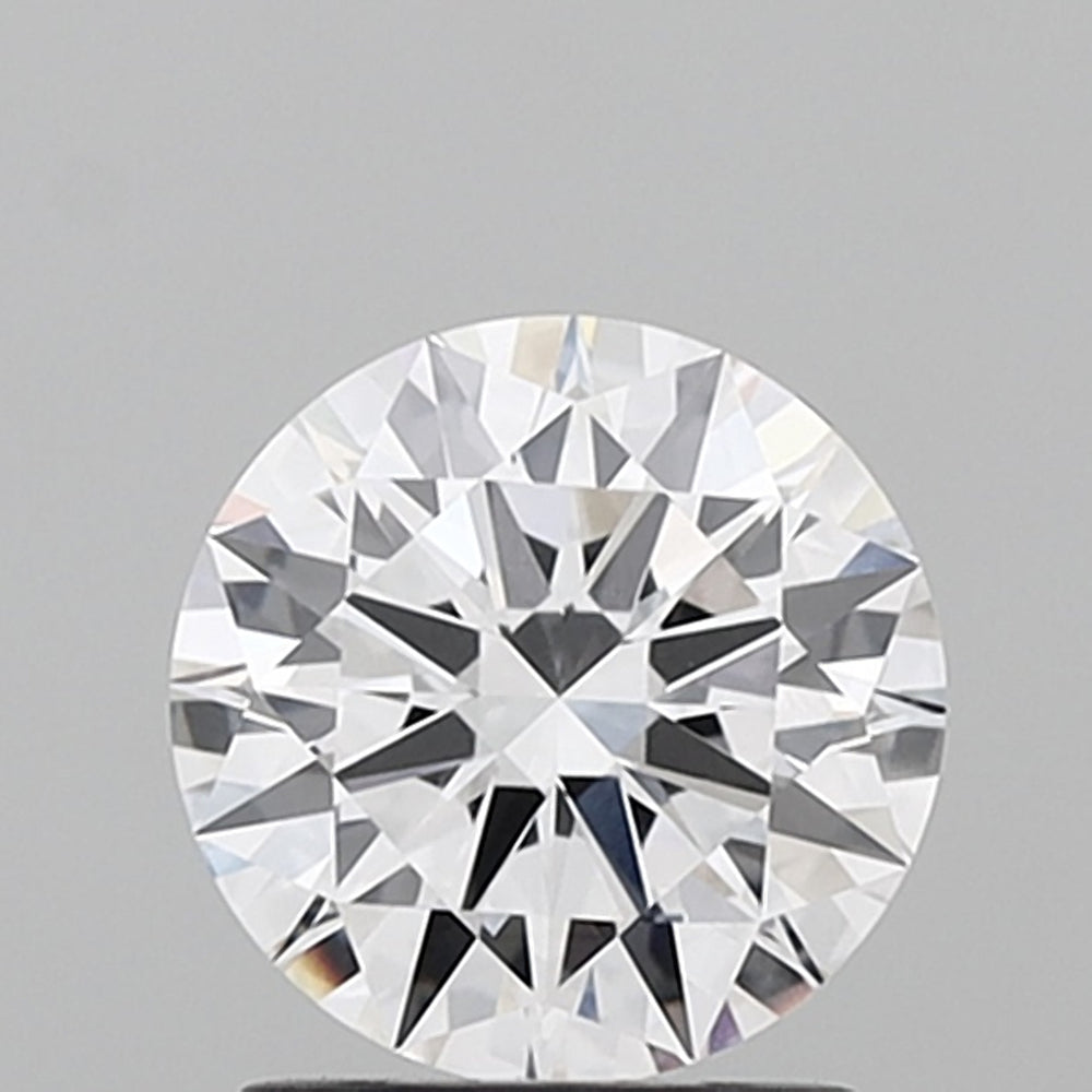 1.51 Carat Round Lab Diamond with  Cut Diamond in 14KT  view 1
