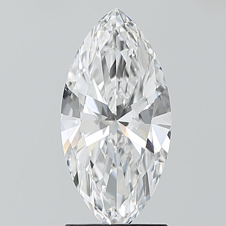 1.83 Carat Marquise Lab Diamond with  Cut Diamond in 14KT  view 1
