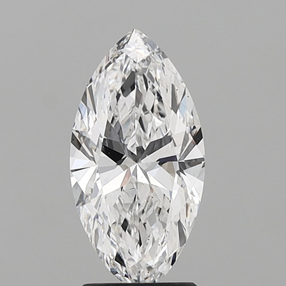 1.96 Carat Marquise Lab Diamond with  Cut Diamond in 14KT  view 1
