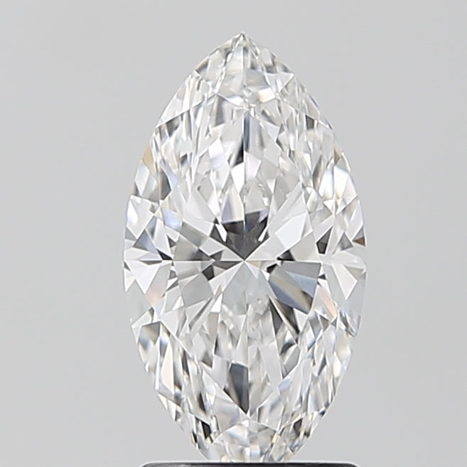 1.56 Carat Marquise Lab Diamond with  Cut Diamond in 14KT  view 1
