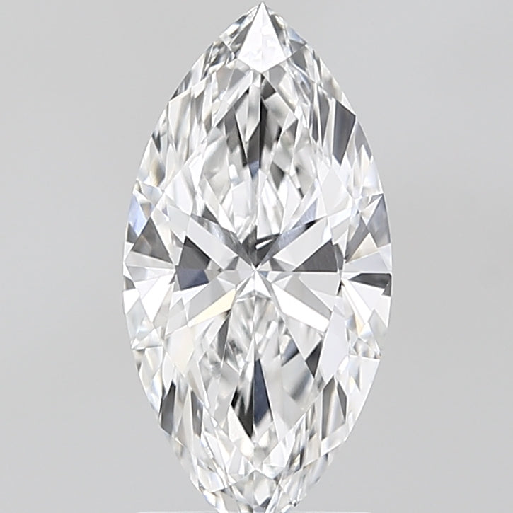 2.01 Carat Marquise Lab Diamond with  Cut Diamond in 14KT  view 1
