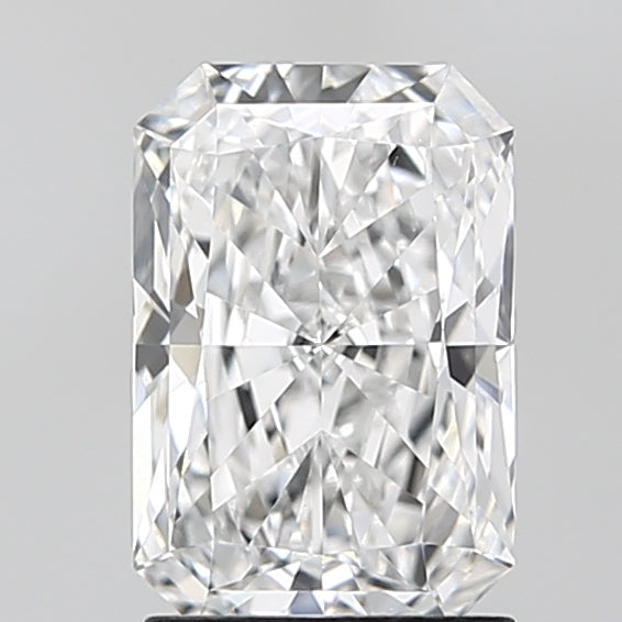 1.93 Carat Radiant Lab Diamond with  Cut Diamond in 14KT  view 1
