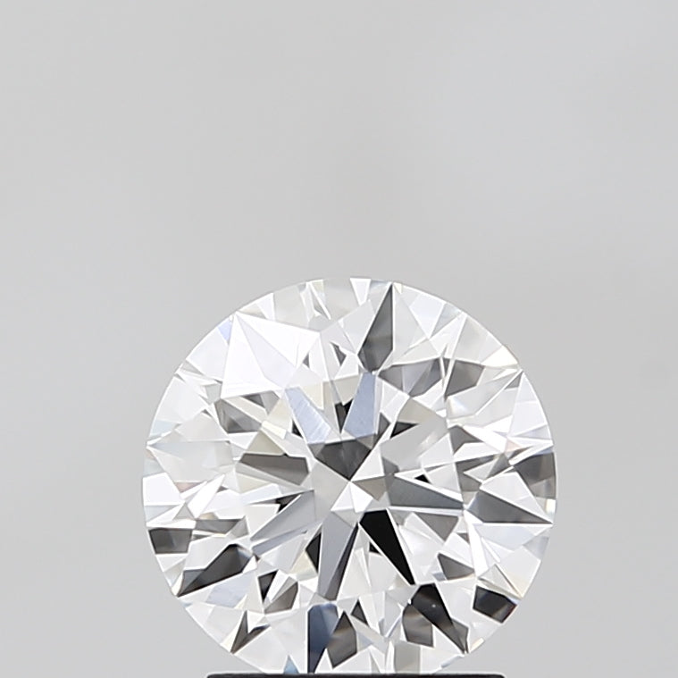 2.04 Carat Round Lab Diamond with  Cut Diamond in 14KT  view 1
