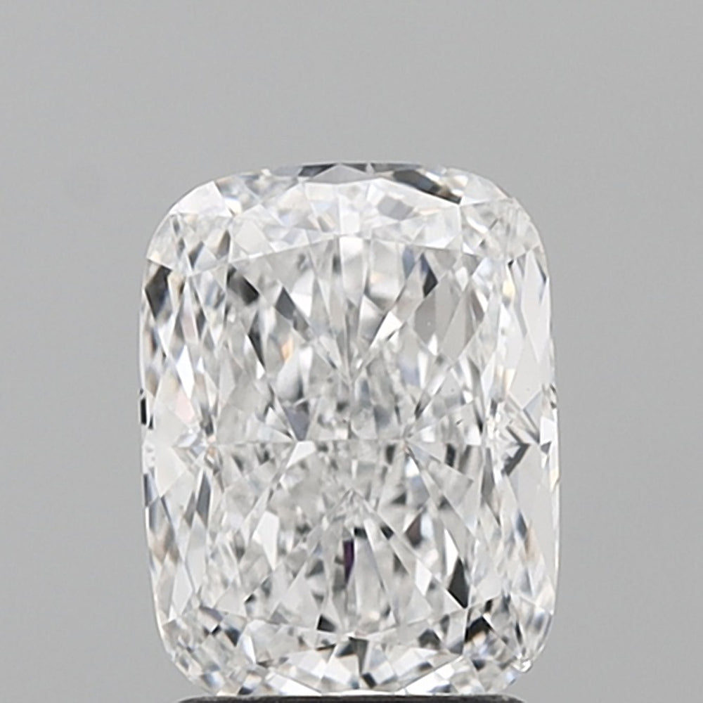 2.02 Carat Cushion Lab Diamond with  Cut Diamond in 14KT  view 1
