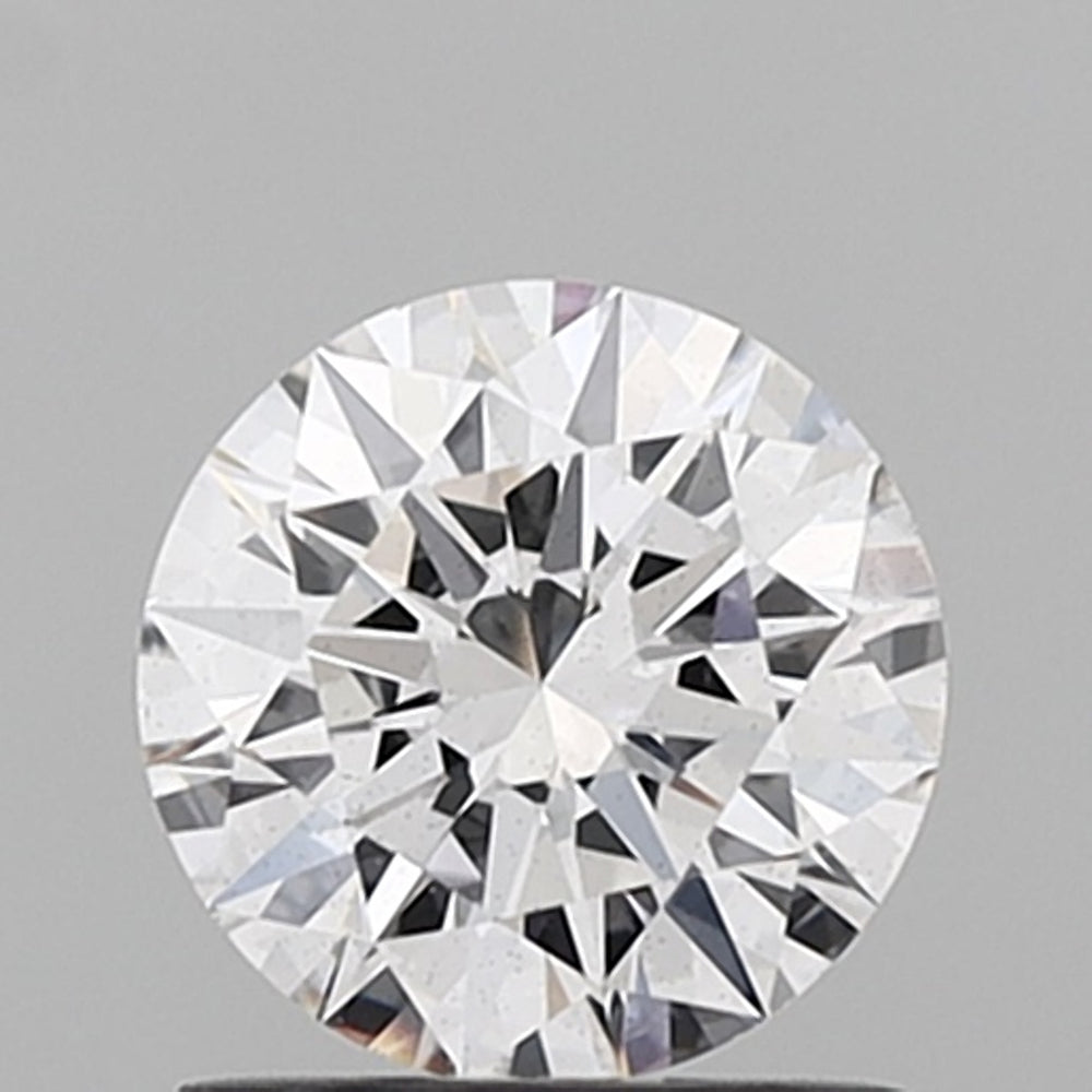1.01 Carat Round Lab Diamond with  Cut Diamond in 14KT  view 1
