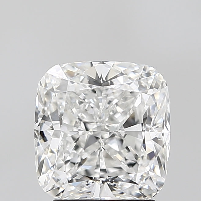 3.01 Carat Cushion Lab Diamond with  Cut Diamond in 14KT  view 1
