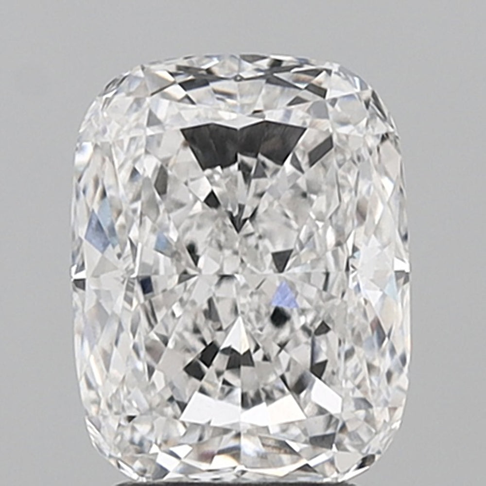 3.0 Carat Cushion Lab Diamond with  Cut Diamond in 14KT  view 1
