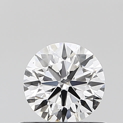 0.5 Carat Round Lab Diamond with  Cut Diamond in 14KT  view 1
