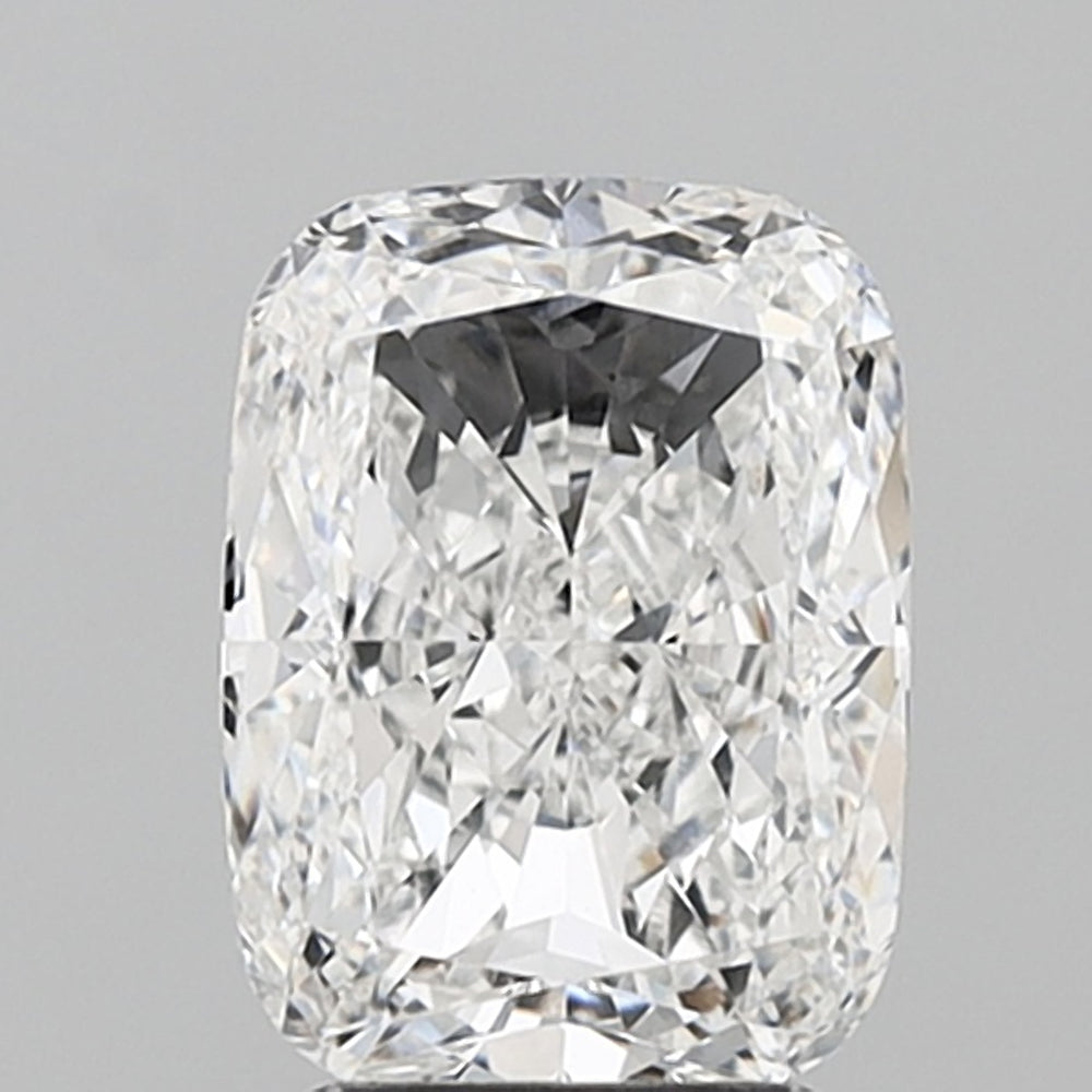 3.01 Carat Cushion Lab Diamond with  Cut Diamond in 14KT  view 1
