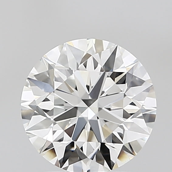 1.9 Carat Round Lab Diamond with  Cut Diamond in 14KT  view 1
