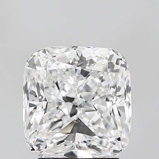 3.0 Carat Cushion Lab Diamond with  Cut Diamond in 14KT  view 1
