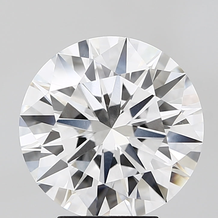 4.76 Carat Round Lab Diamond with  Cut Diamond in 14KT  view 1
