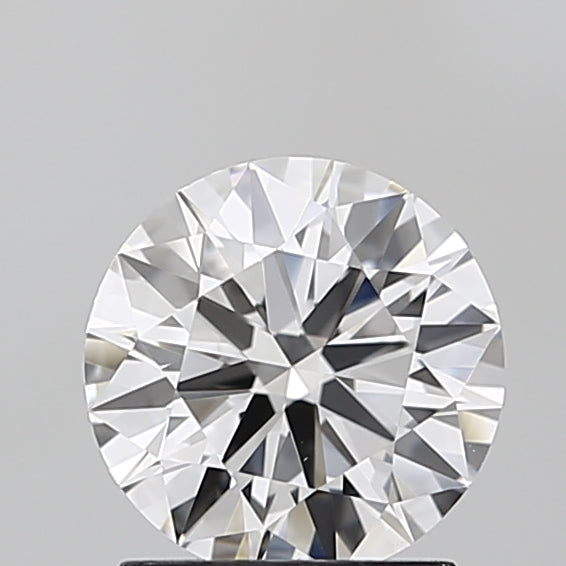 1.5 Carat Round Lab Diamond with  Cut Diamond in 14KT  view 1
