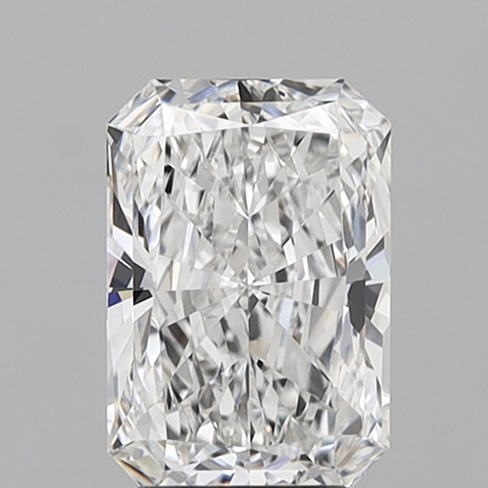 2.99 Carat Radiant Lab Diamond with  Cut Diamond in 14KT  view 1
